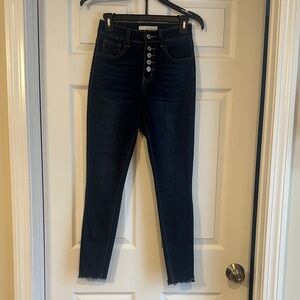 KanCan Dark Blue High Rise Jeans